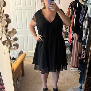 Beautiful simple black dress